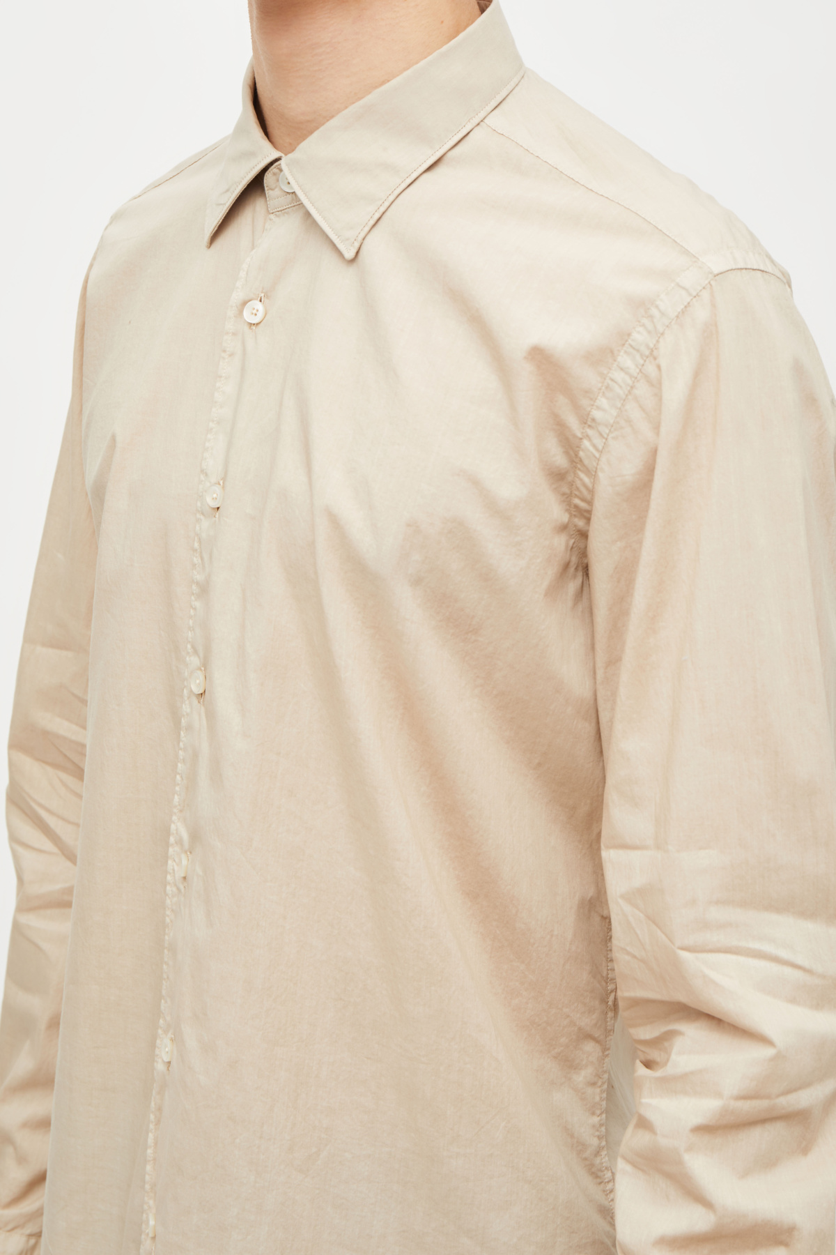 Xacus Hemd aus Baumwolle in Beige 442823