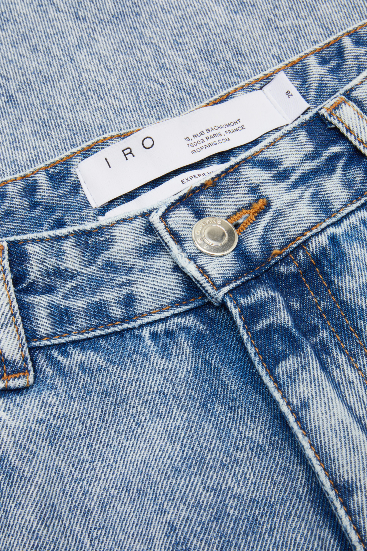 IRO High-Waist Jeans in Mittelblau 435477