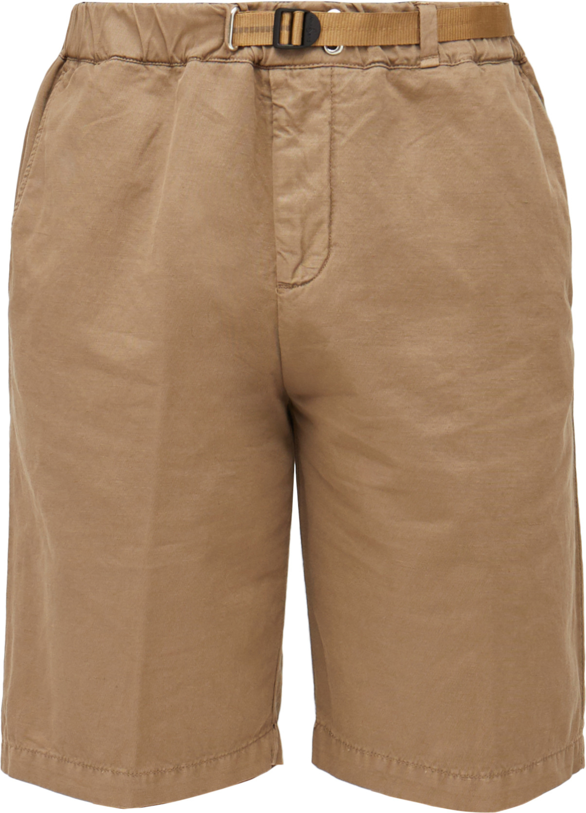 White Sand Shorts mit Leinen in Braun 442435